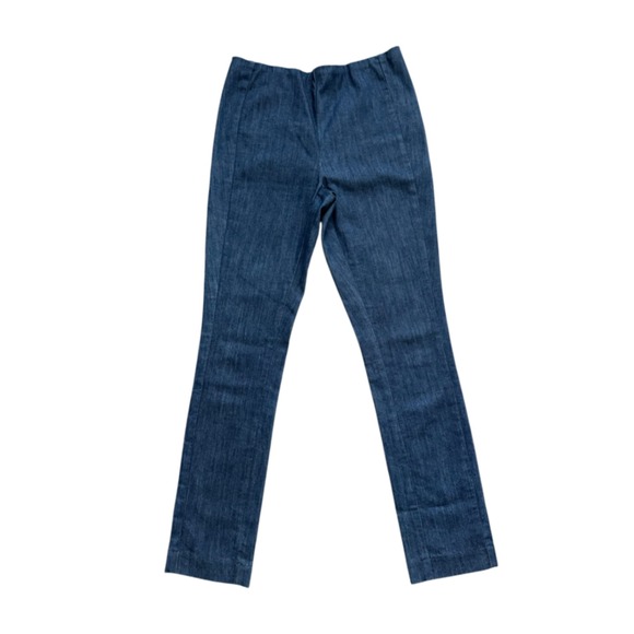 rag & bone Pants - Rag & Bone Skinny Denim Pants Indigo‎ Blue Side Zip Stretch Trousers Size 4